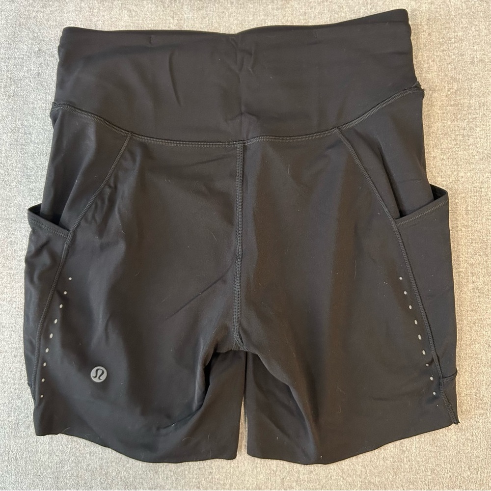 lululemon athletica Black Fast and Free High Rise Shorts